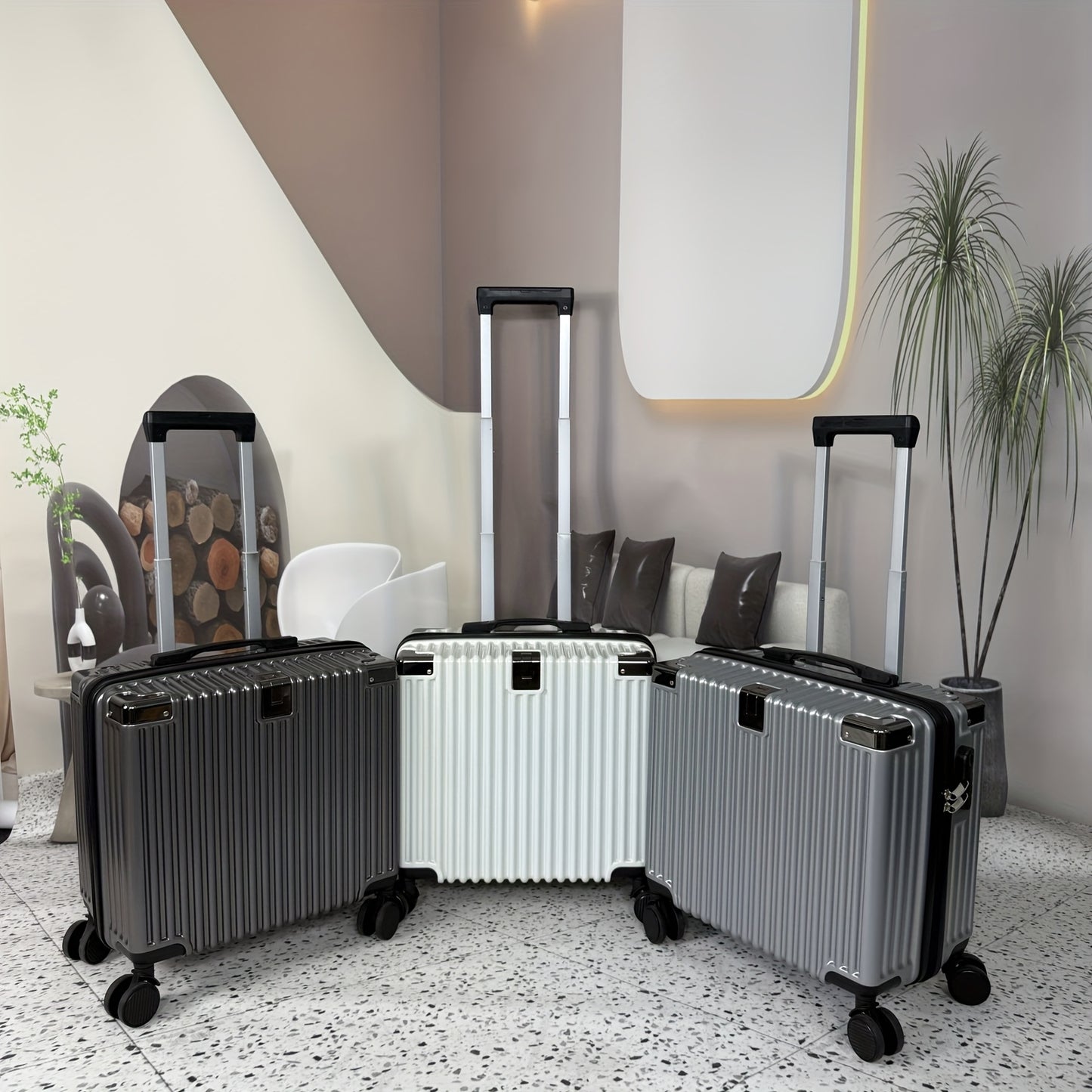 Convenient 18-Inch Fashionable Multifunctional Business Travel Suitcase