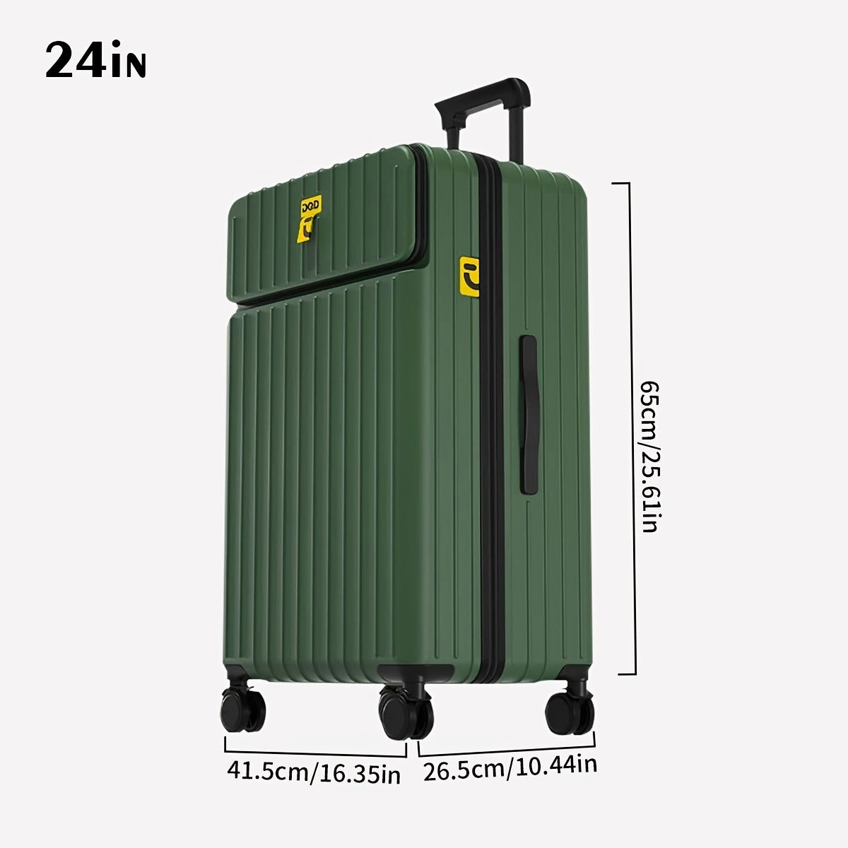 20\u002F24\u002F28 Inch PC Material Pull-on Luggage Set - Multiple Colors Available