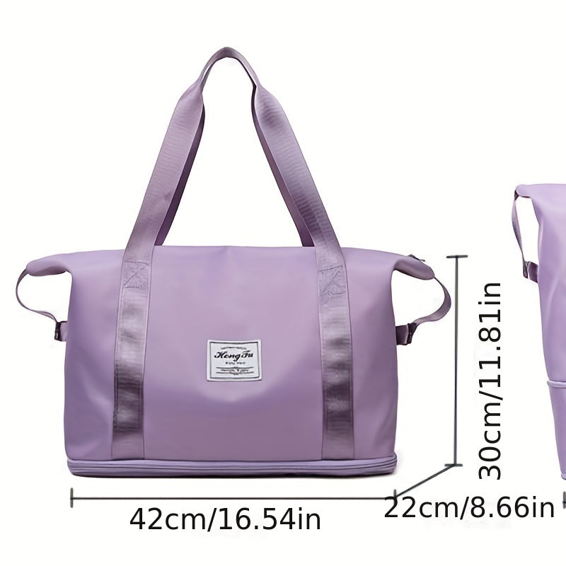 Large Capacity Folding Travel Bag Luggage Tote Gym Foldable Shoulder Bag for Women and Men
