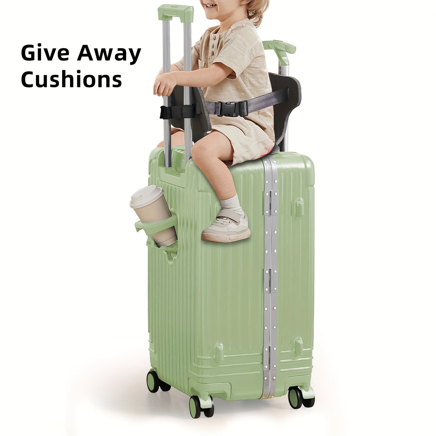 Aluminum Frame Luggage, Large Capacity Luggage, Double Trolley Handle