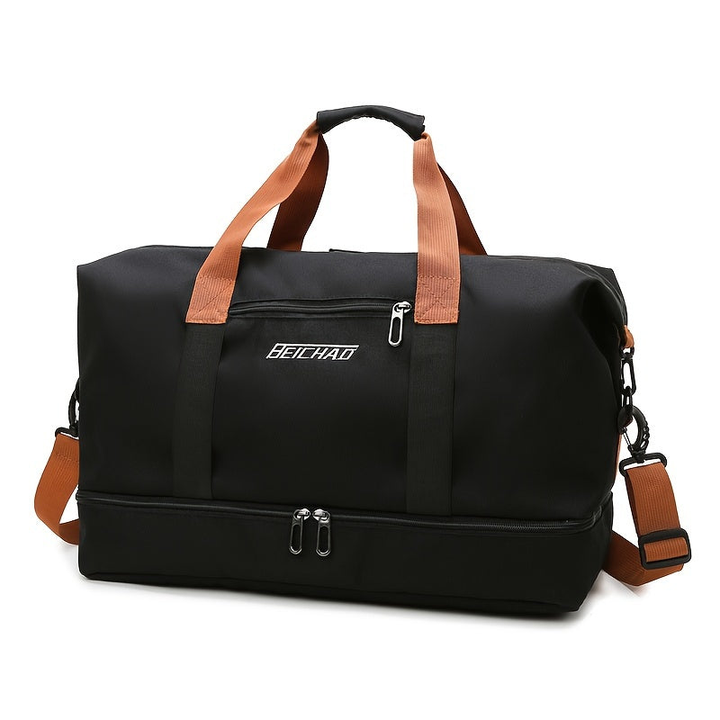 Large Travel Bag Large Capacity Travel Bag | Luggage Bag with Wet and Dry Separation