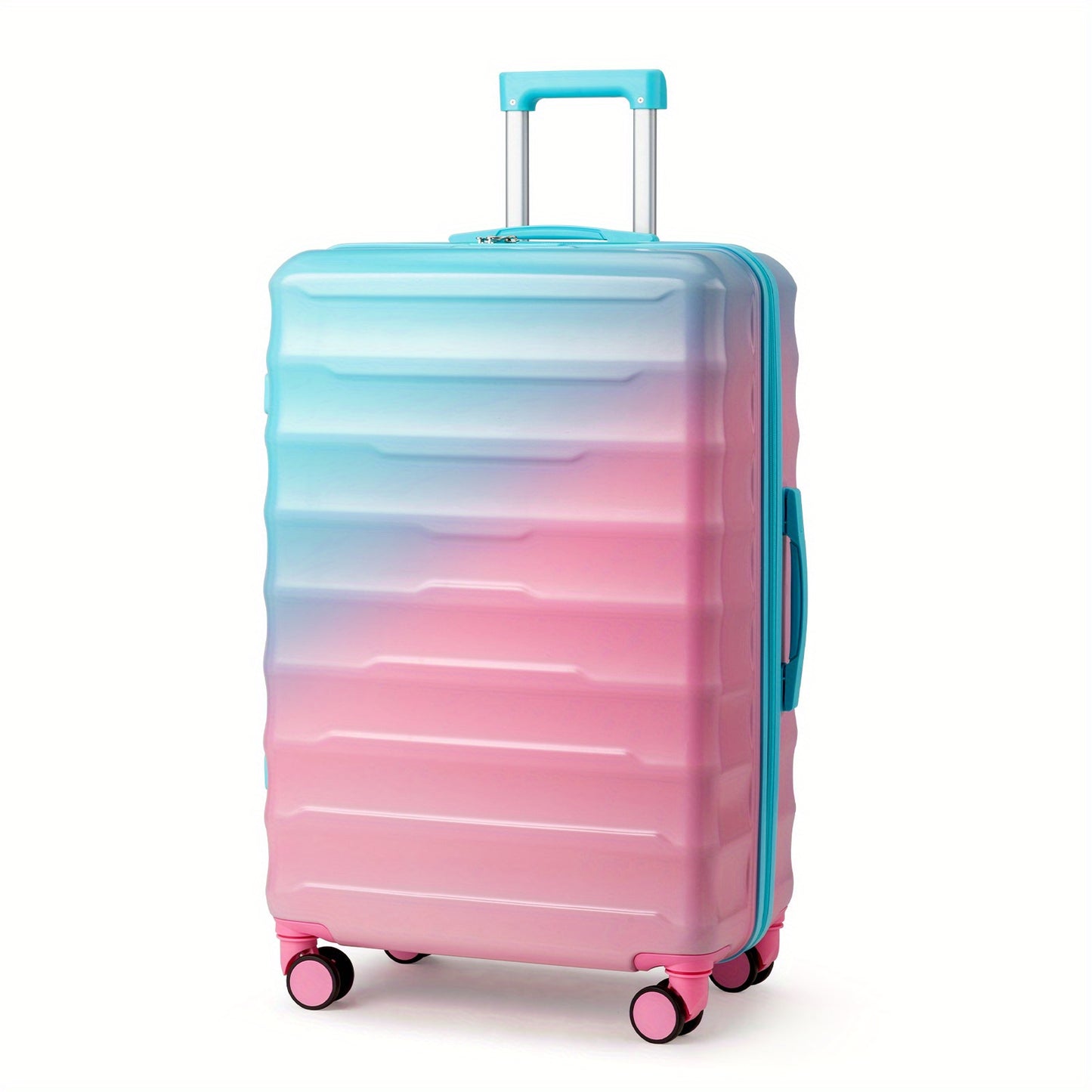 1pc Large 20\u002F24\u002F28-Inch Hardshell ABS+PC Suitcase with TSA Lock