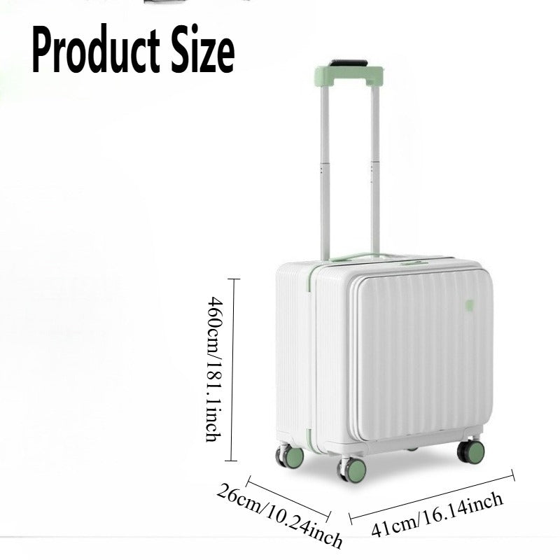 Unisex Multifunctional Small Side-Opening Deep Compartment Luggage