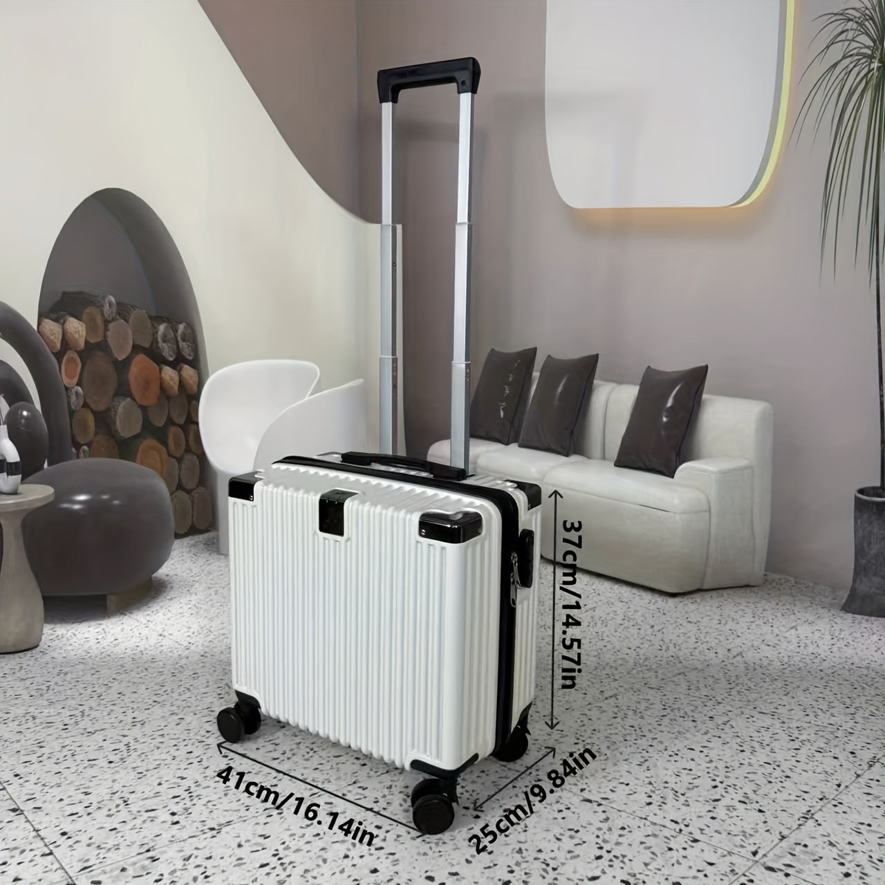 Convenient 18-Inch Fashionable Multifunctional Business Travel Suitcase