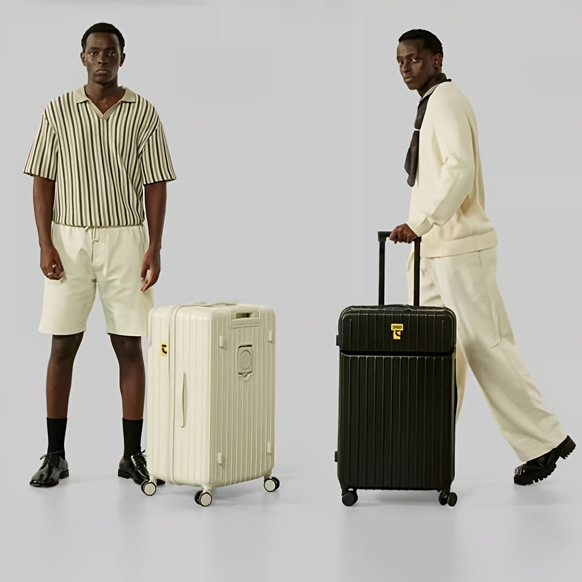 20\u002F24\u002F28 Inch PC Material Pull-on Luggage Set - Multiple Colors Available