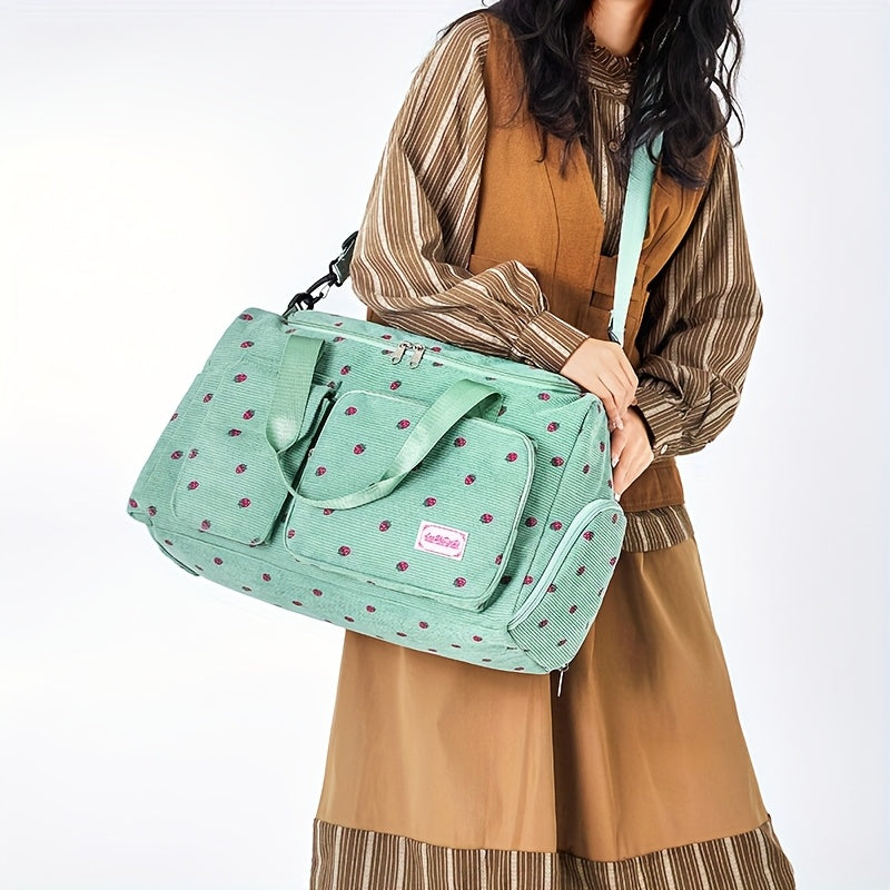 eonothem Large Capacity Travel Tote Bag with Multiple Pockets