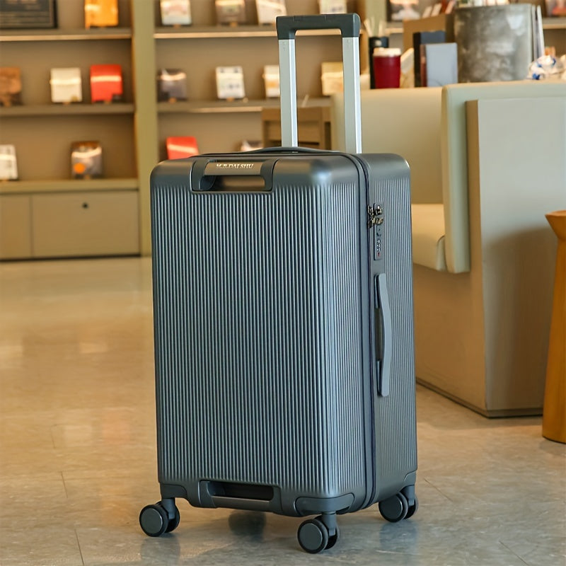 1pc Large Capacity Thickened Trolley Suitcase with Quiet Omni-Wheels