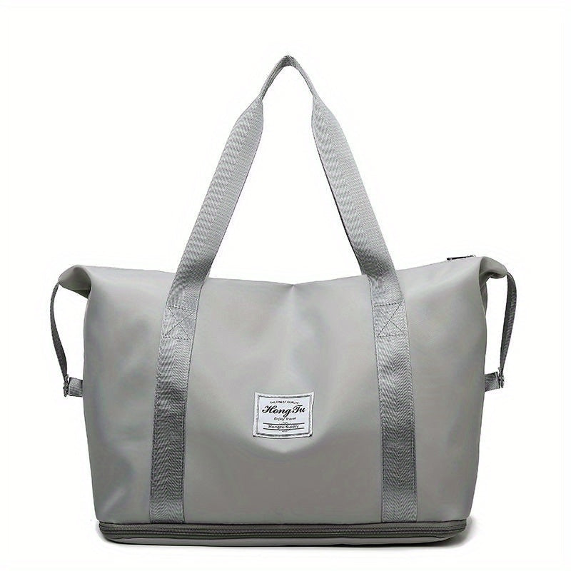 Large Capacity Folding Travel Bag Luggage Tote Gym Foldable Shoulder Bag for Women and Men