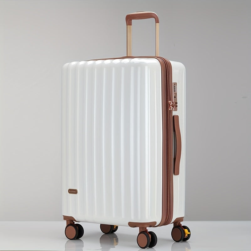 1 Set of 20\u002F24\u002F28-Inch Expandable Pullman Suitcase with Anti-Explosion Zipper