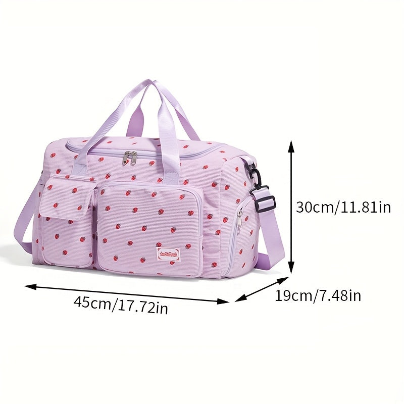 eonothem Large Capacity Travel Tote Bag with Multiple Pockets