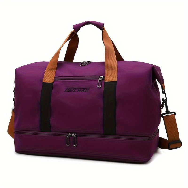 Large Travel Bag Large Capacity Travel Bag | Luggage Bag with Wet and Dry Separation