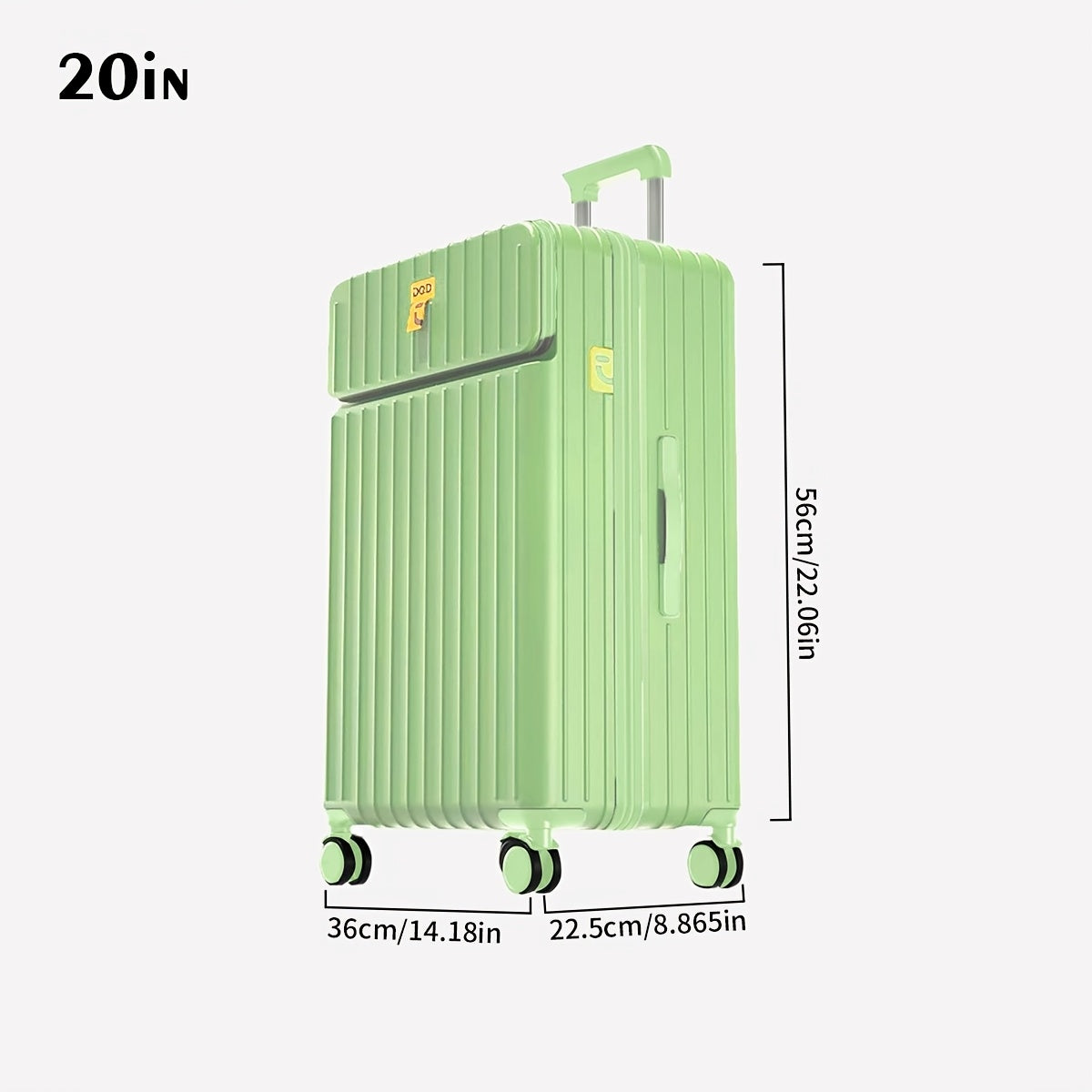 20\u002F24\u002F28 Inch PC Material Pull-on Luggage Set - Multiple Colors Available