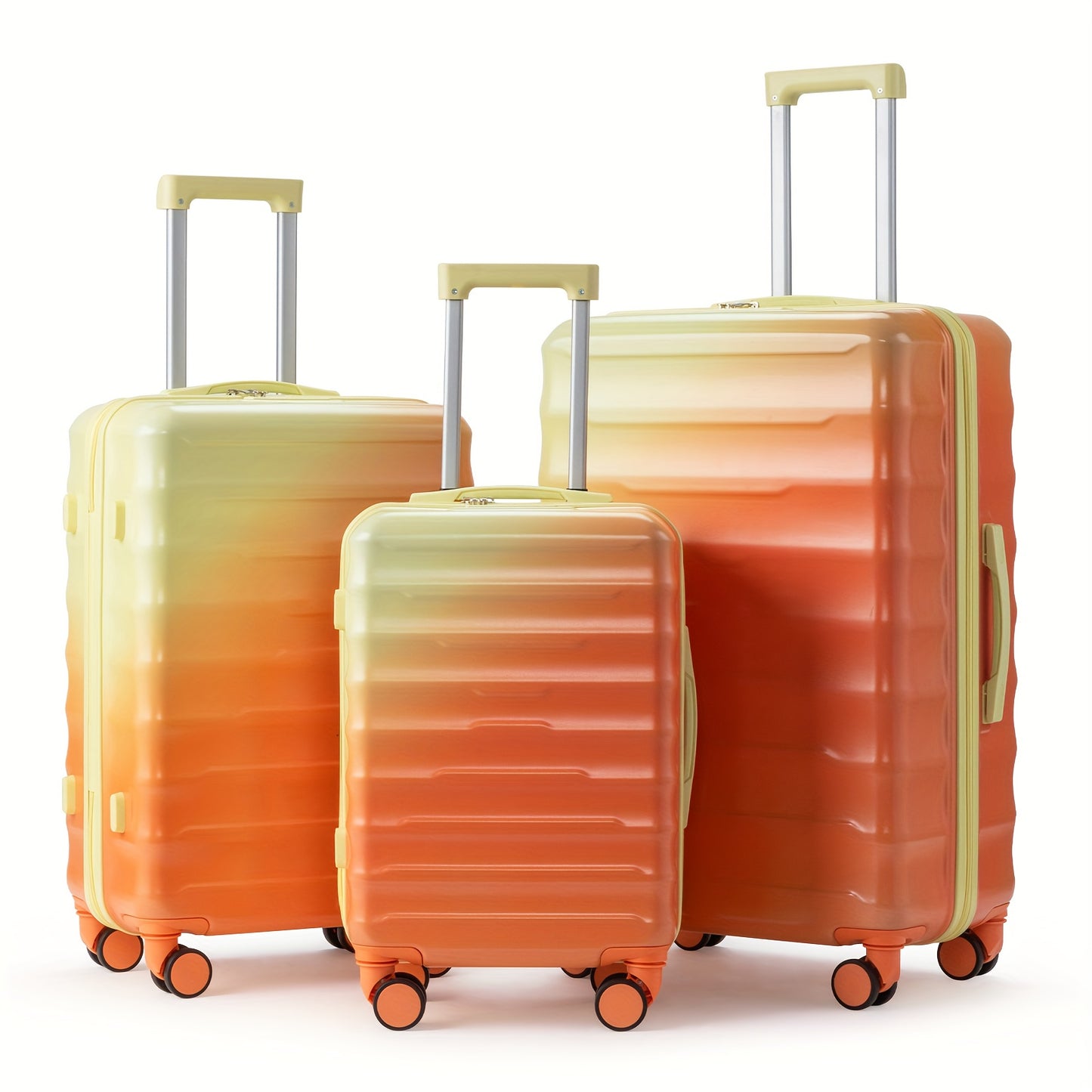 1pc Large 20\u002F24\u002F28-Inch Hardshell ABS+PC Suitcase with TSA Lock