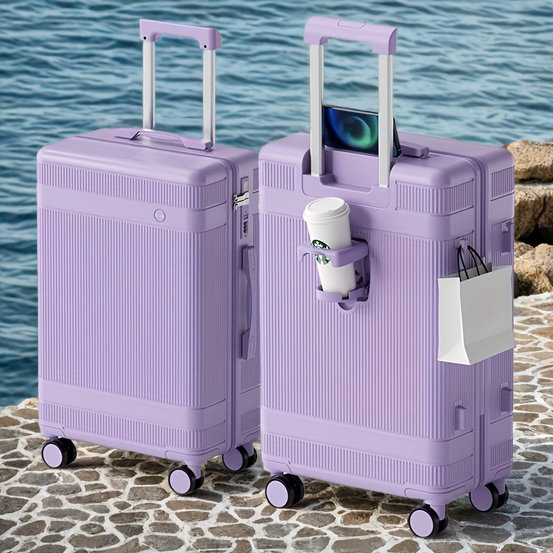 20-inch Large Capacity Hard Shell Suitcase with 4 Spinner Wheels