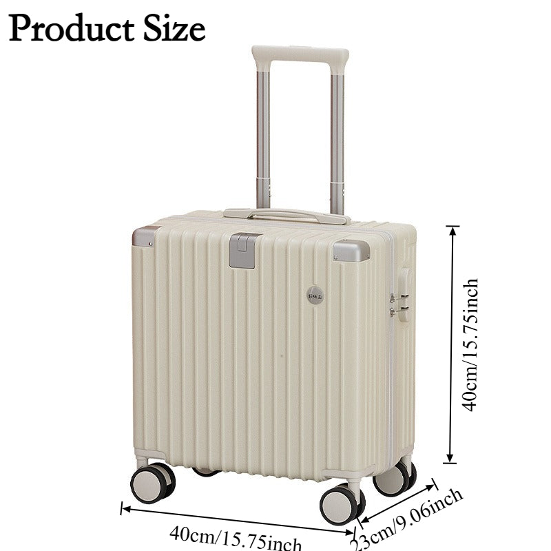 Unisex 18-Inch Carry-On Luggage with TSA Lock