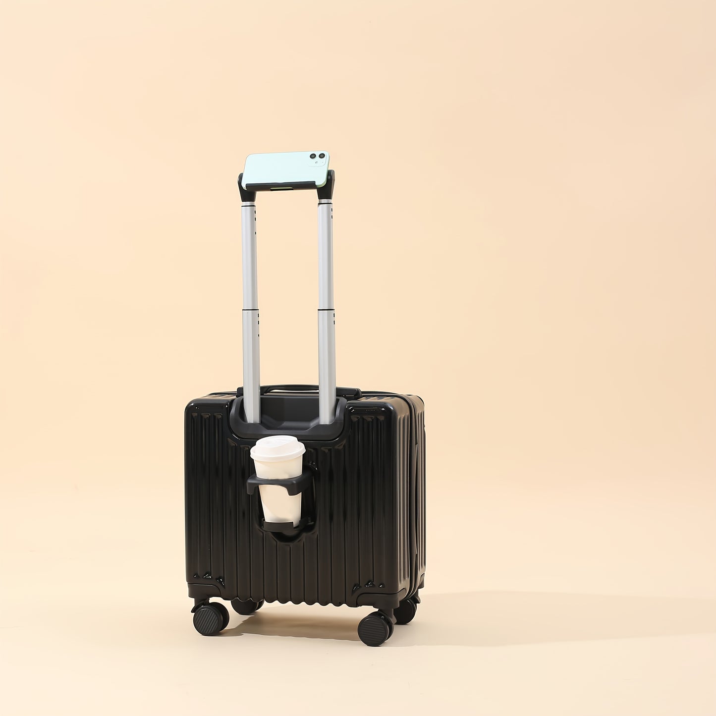 1pc 18-Inch Luggage, Travel Function Carry-On Luggage