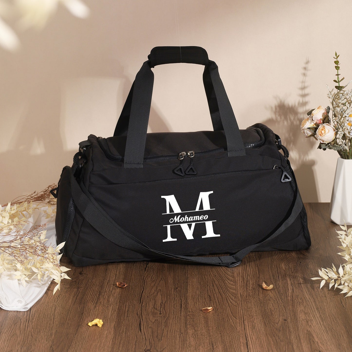 1pc Customized Personalized Luggage Bag, Travel Organizer, Dance Bag, Gym Bag, Hospital Bag