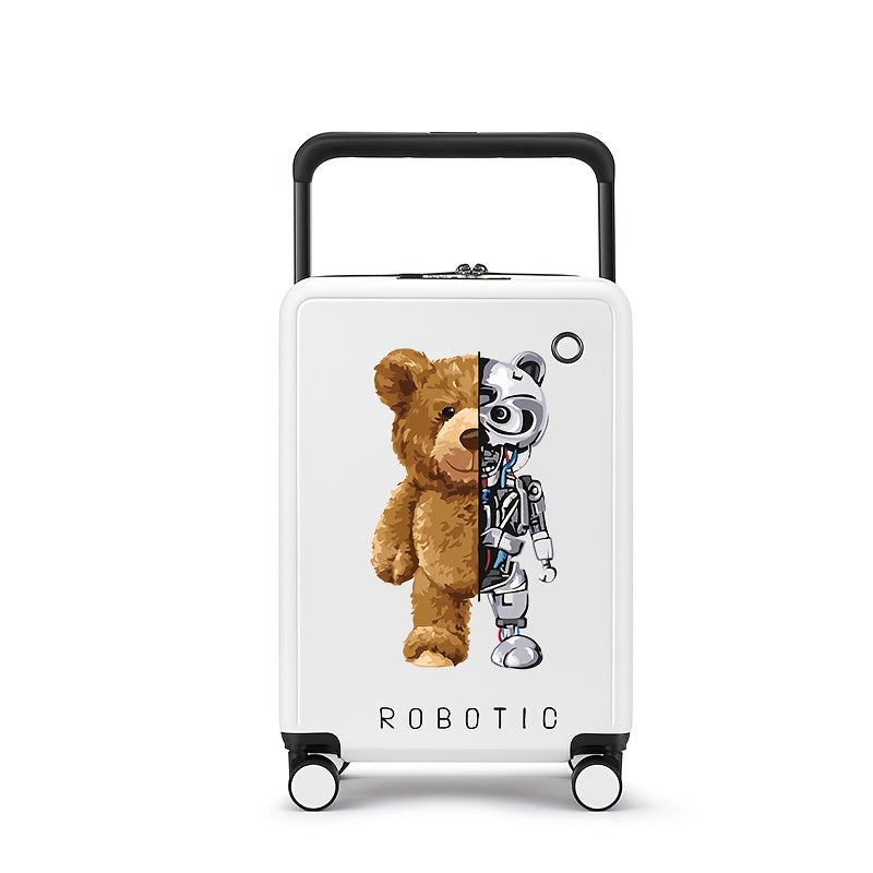 1pc Set of Wide Luggage Trolley Suitcase, Can Board It, Large Capacity Luggage