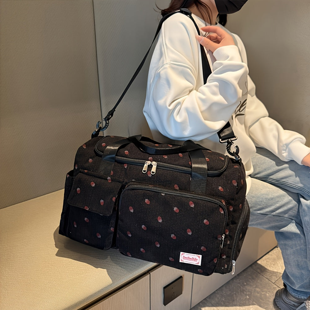 eonothem Large Capacity Travel Tote Bag with Multiple Pockets