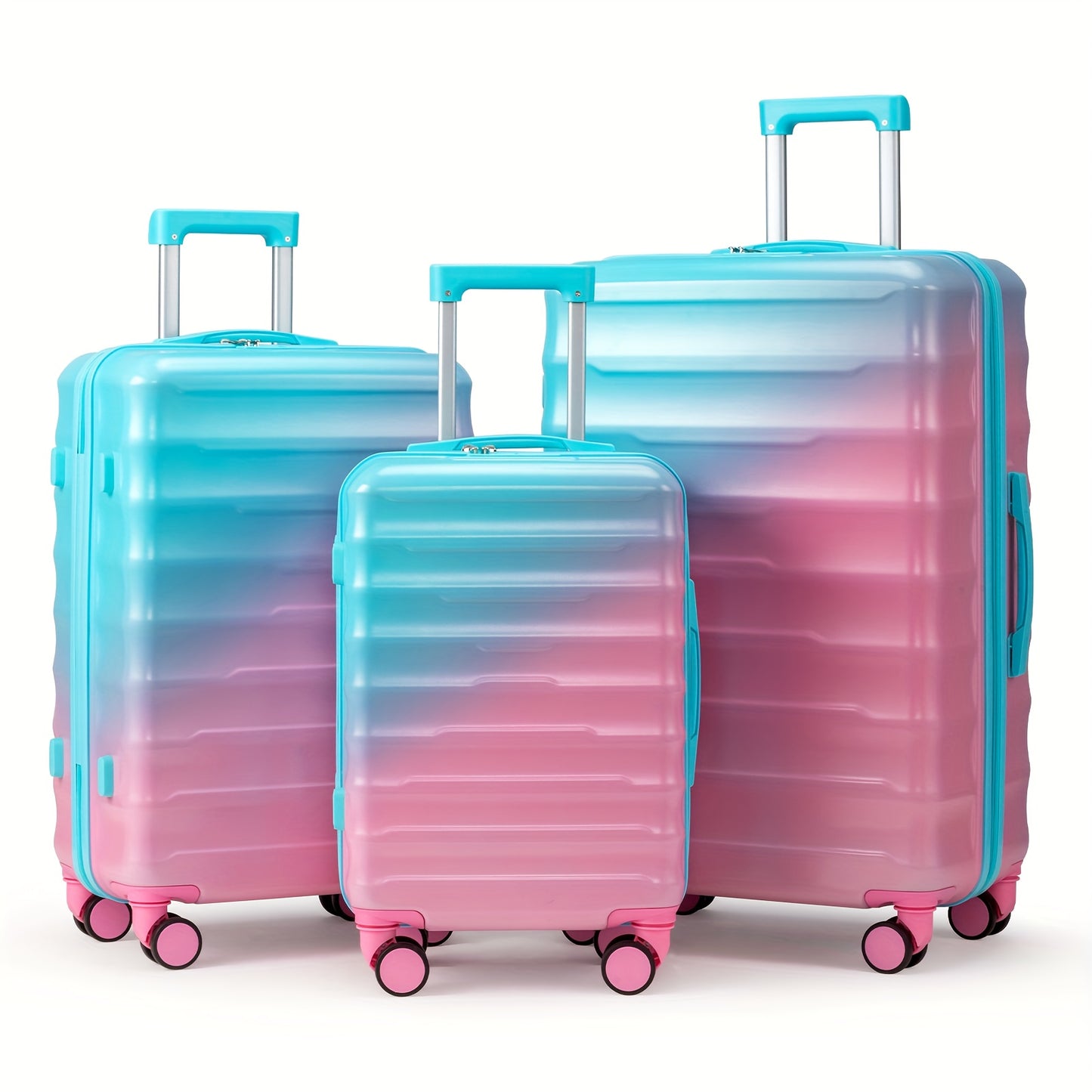 1pc Large 20\u002F24\u002F28-Inch Hardshell ABS+PC Suitcase with TSA Lock