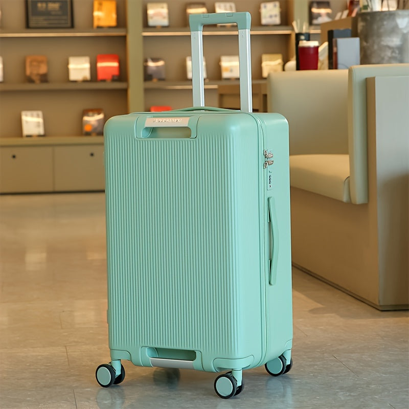 1pc Large Capacity Thickened Trolley Suitcase with Quiet Omni-Wheels
