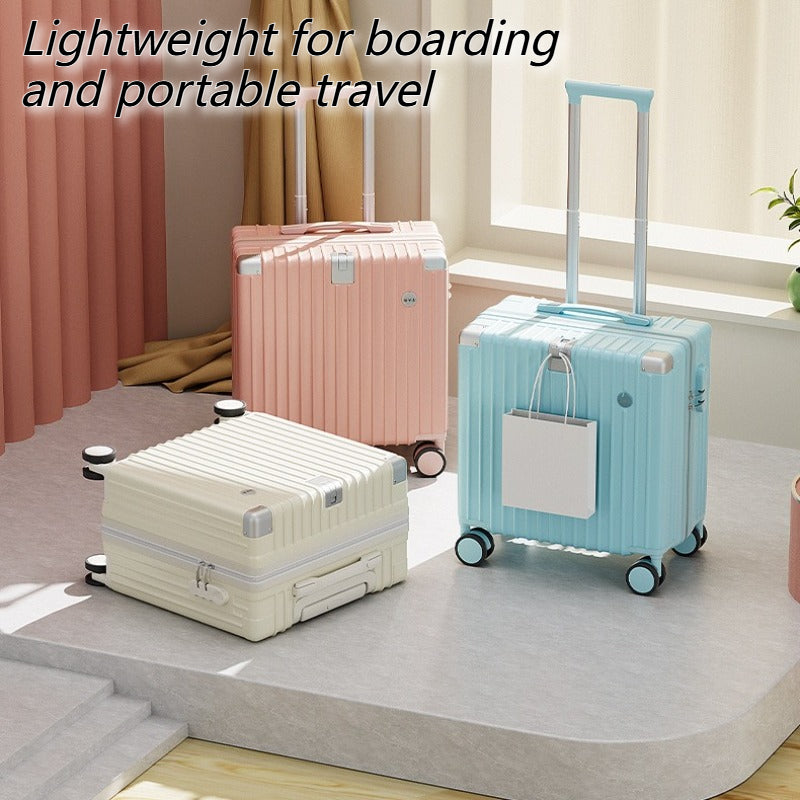 Unisex 18-Inch Carry-On Luggage with TSA Lock