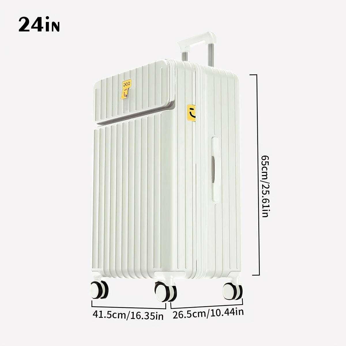 20\u002F24\u002F28 Inch PC Material Pull-on Luggage Set - Multiple Colors Available
