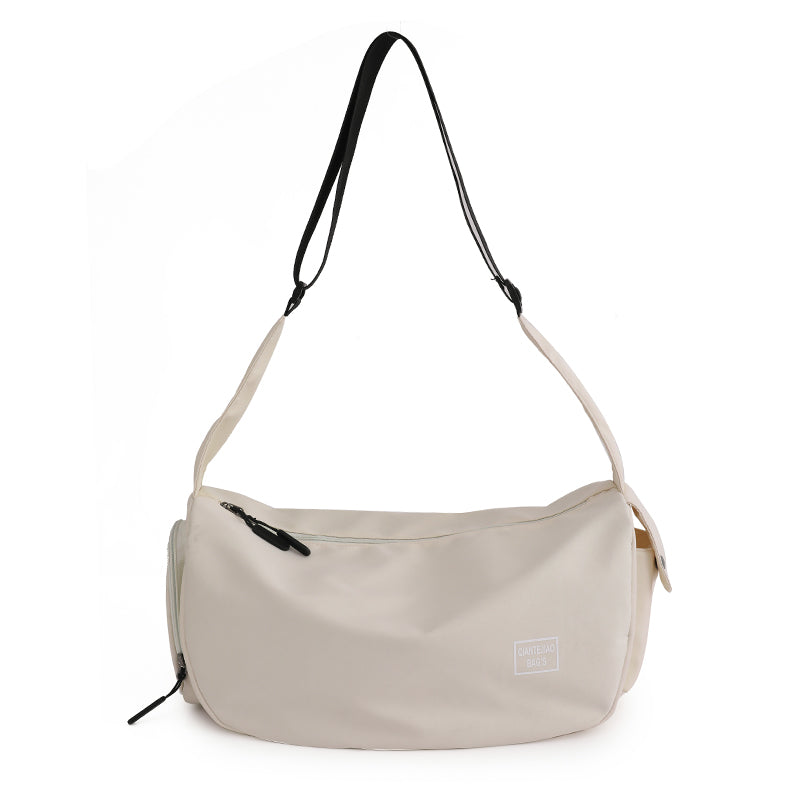 Sports Gym Duffle Bag, Lightweight Travel Crossbody Bag, Weekend Bag With Shoe Compartment