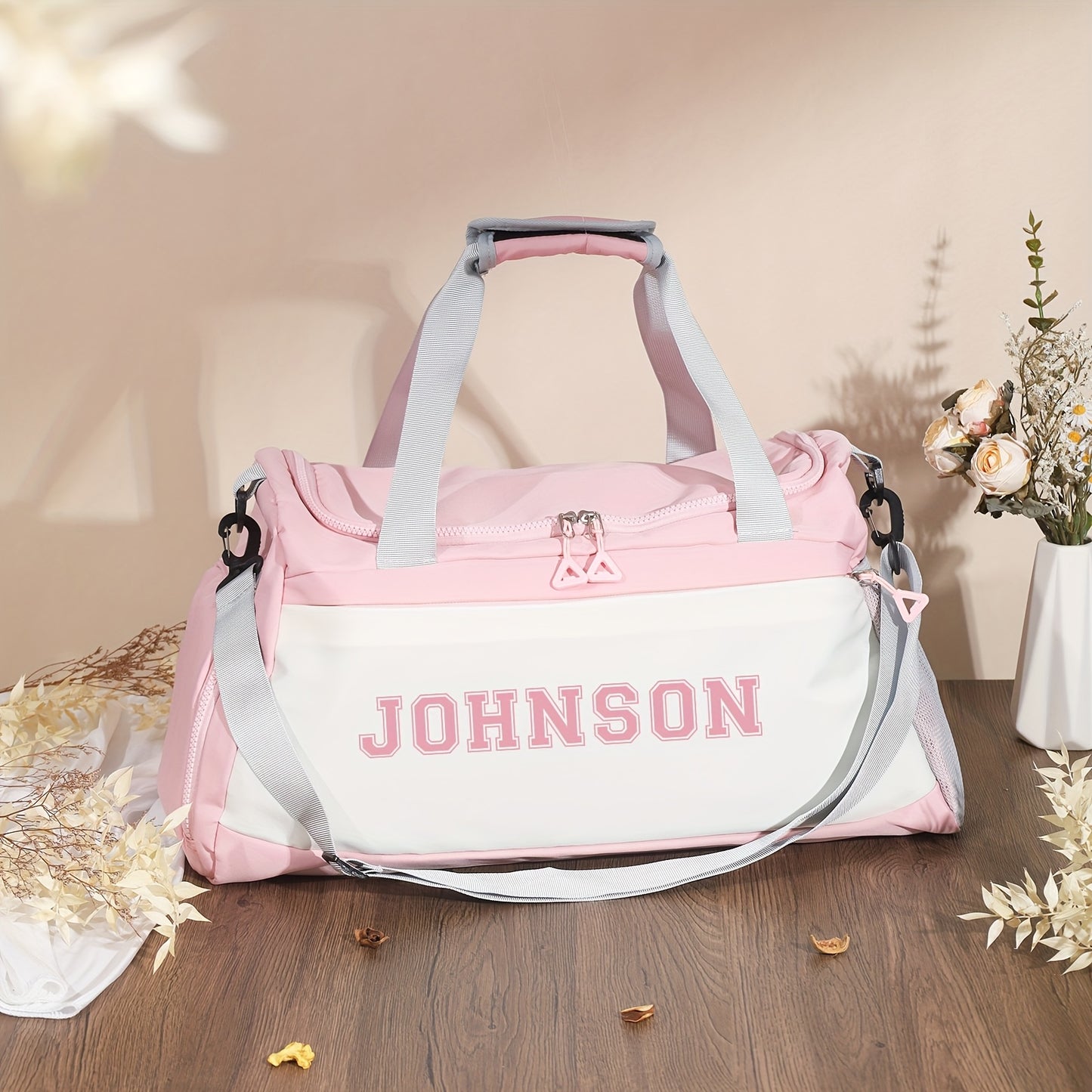 1pc Customized Personalized Luggage Bag, Travel Organizer, Dance Bag, Gym Bag, Hospital Bag