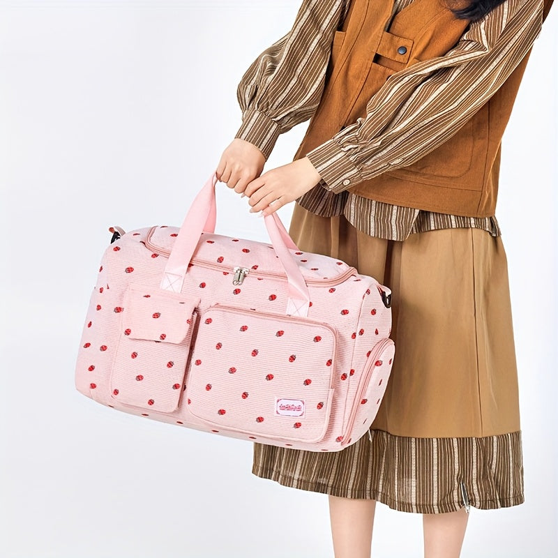 eonothem Large Capacity Travel Tote Bag with Multiple Pockets