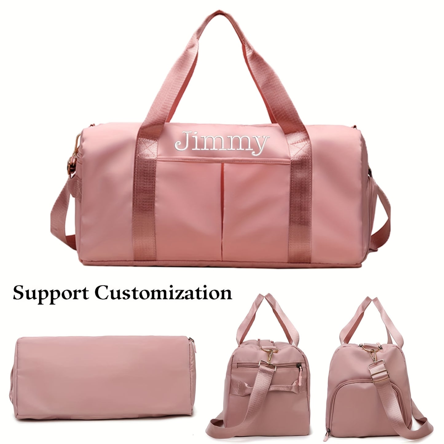Personalized Duffel Bag Name Custom Sport Gym Bags for Women