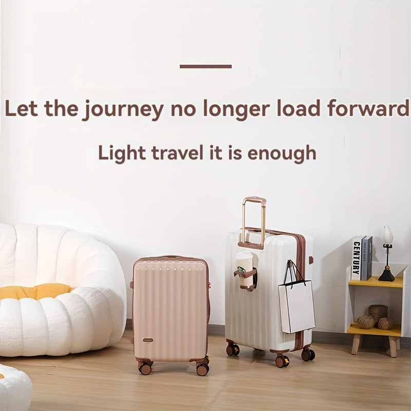 1 Set of 20\u002F24\u002F28-Inch Expandable Pullman Suitcase with Anti-Explosion Zipper