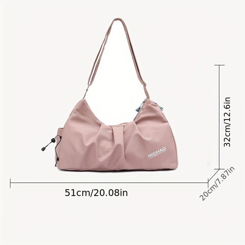 Yoga Bag Women's Sports Fitness Training Bag Fashionable Short Trip Luggage Bag Large Capacity Travel Bag Lightweight Travel Storage Bag
