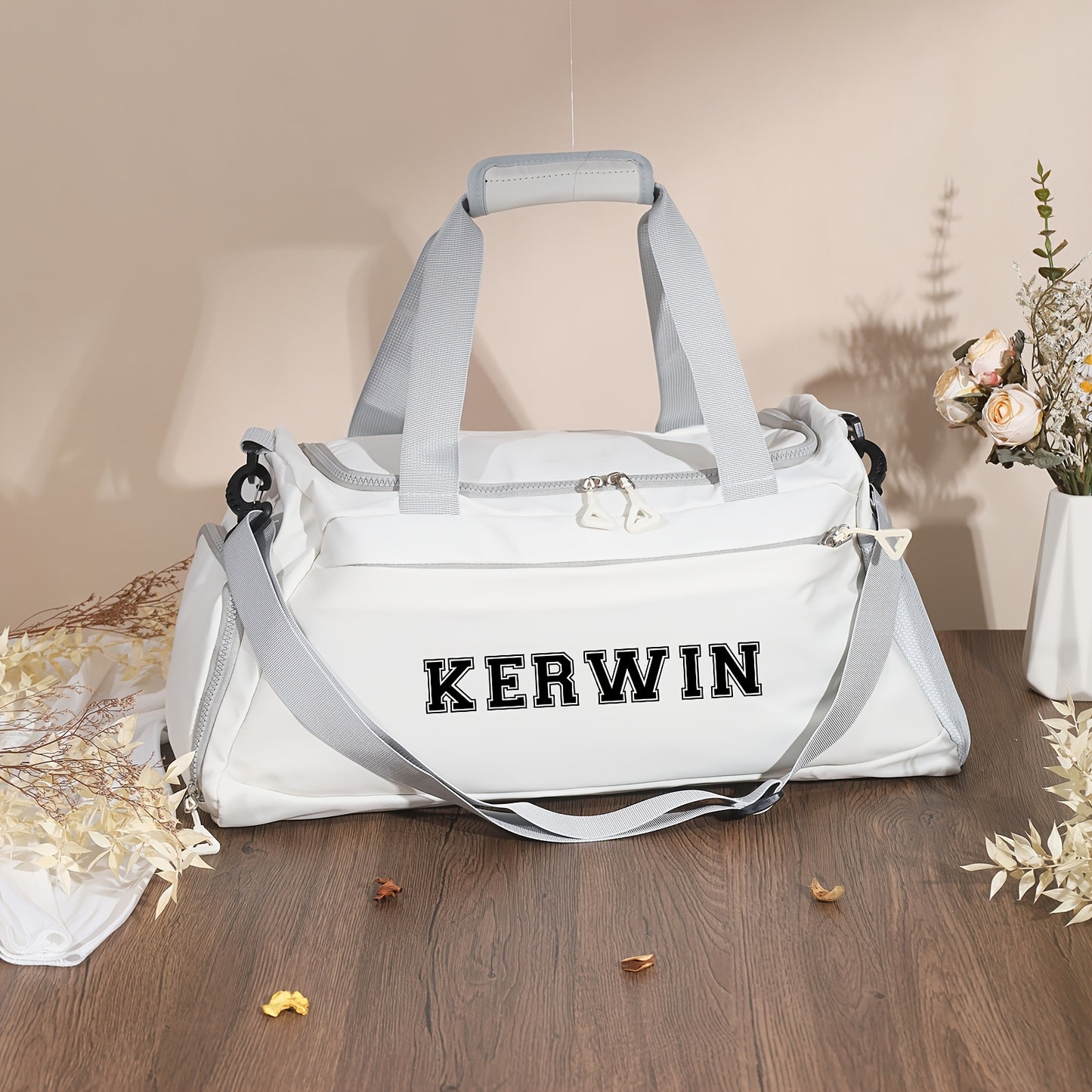 1pc Customized Personalized Luggage Bag, Travel Organizer, Dance Bag, Gym Bag, Hospital Bag