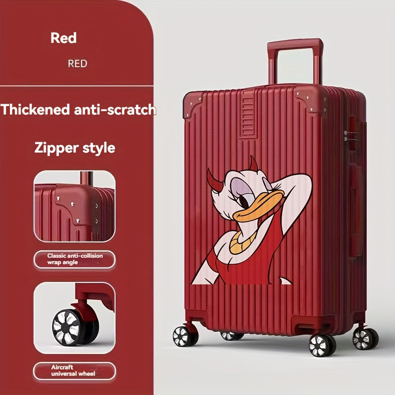 Disney Official Stitch & Minnie Mouse Suitcase with 360° Spinner Wheels