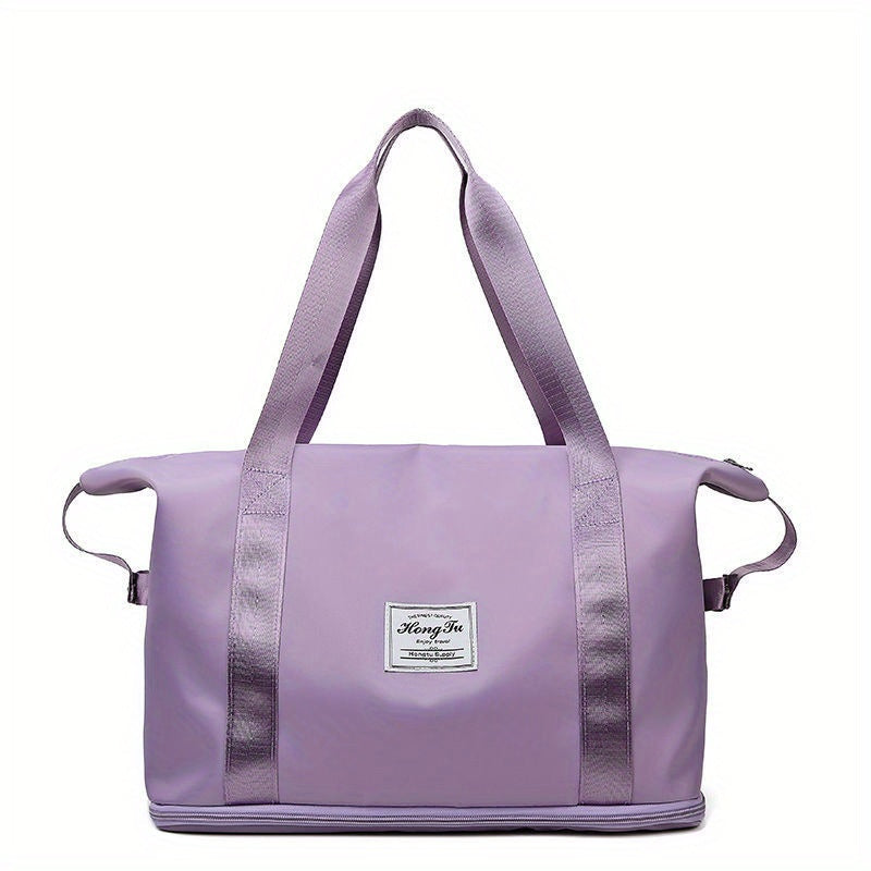Large Capacity Folding Travel Bag Luggage Tote Gym Foldable Shoulder Bag for Women and Men