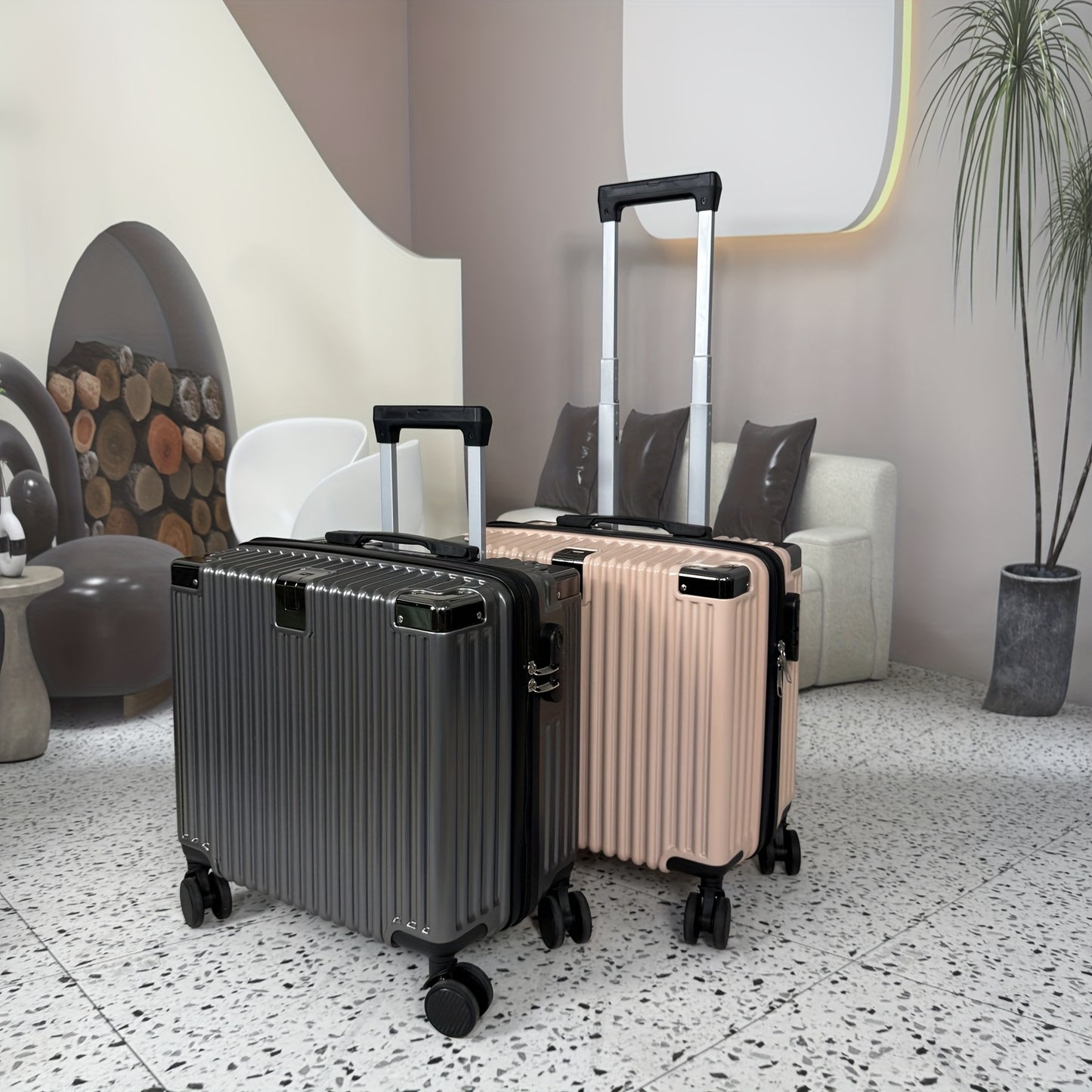 Convenient 18-Inch Fashionable Multifunctional Business Travel Suitcase