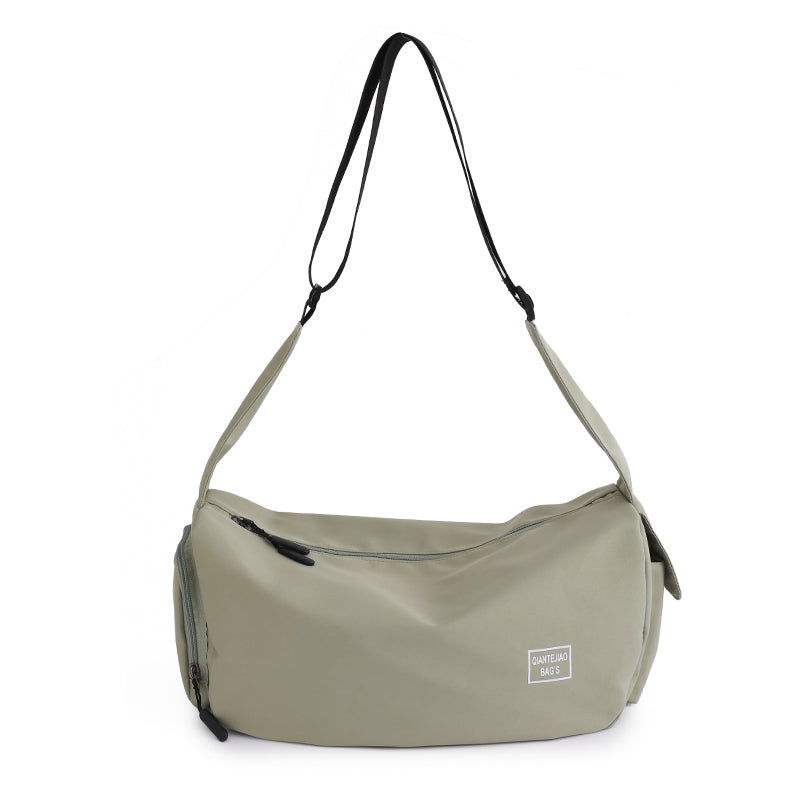 Sports Gym Duffle Bag, Lightweight Travel Crossbody Bag, Weekend Bag With Shoe Compartment