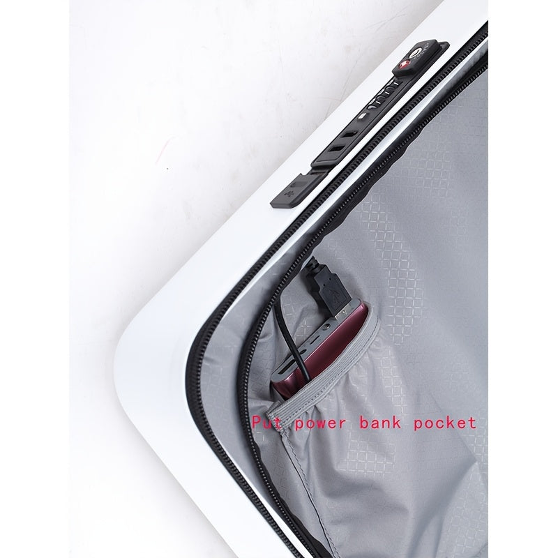 1pc Set of Wide Luggage Trolley Suitcase, Can Board It, Large Capacity Luggage