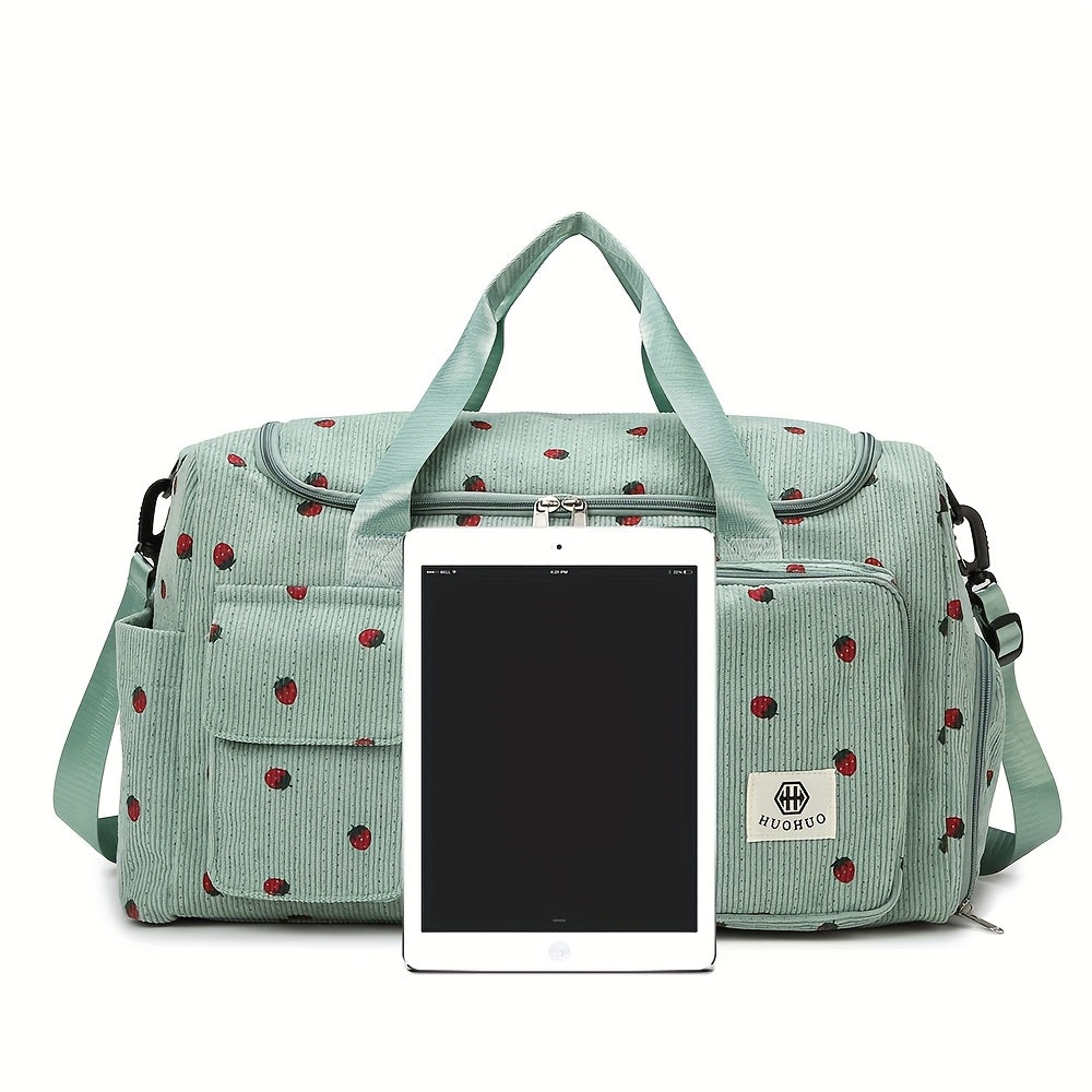 HUOHUO Women'S Large Capacity Travel Duffel Bag - Lightweight Gym