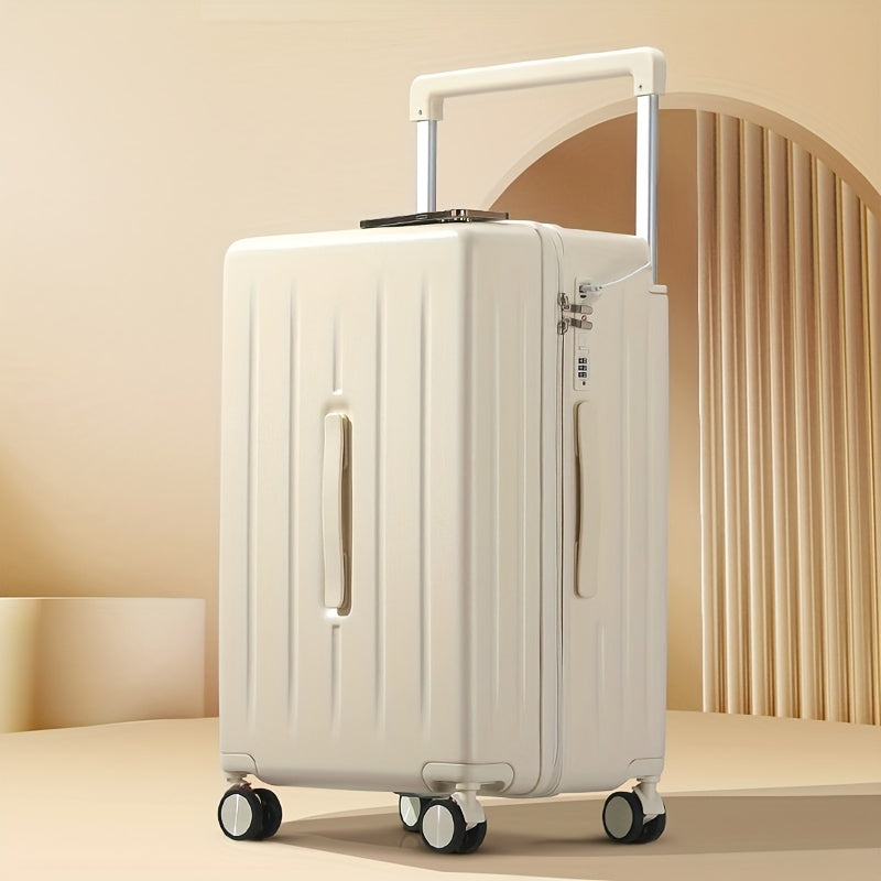 1pc of large capacity luggage with multifunctional enlarged trolley case