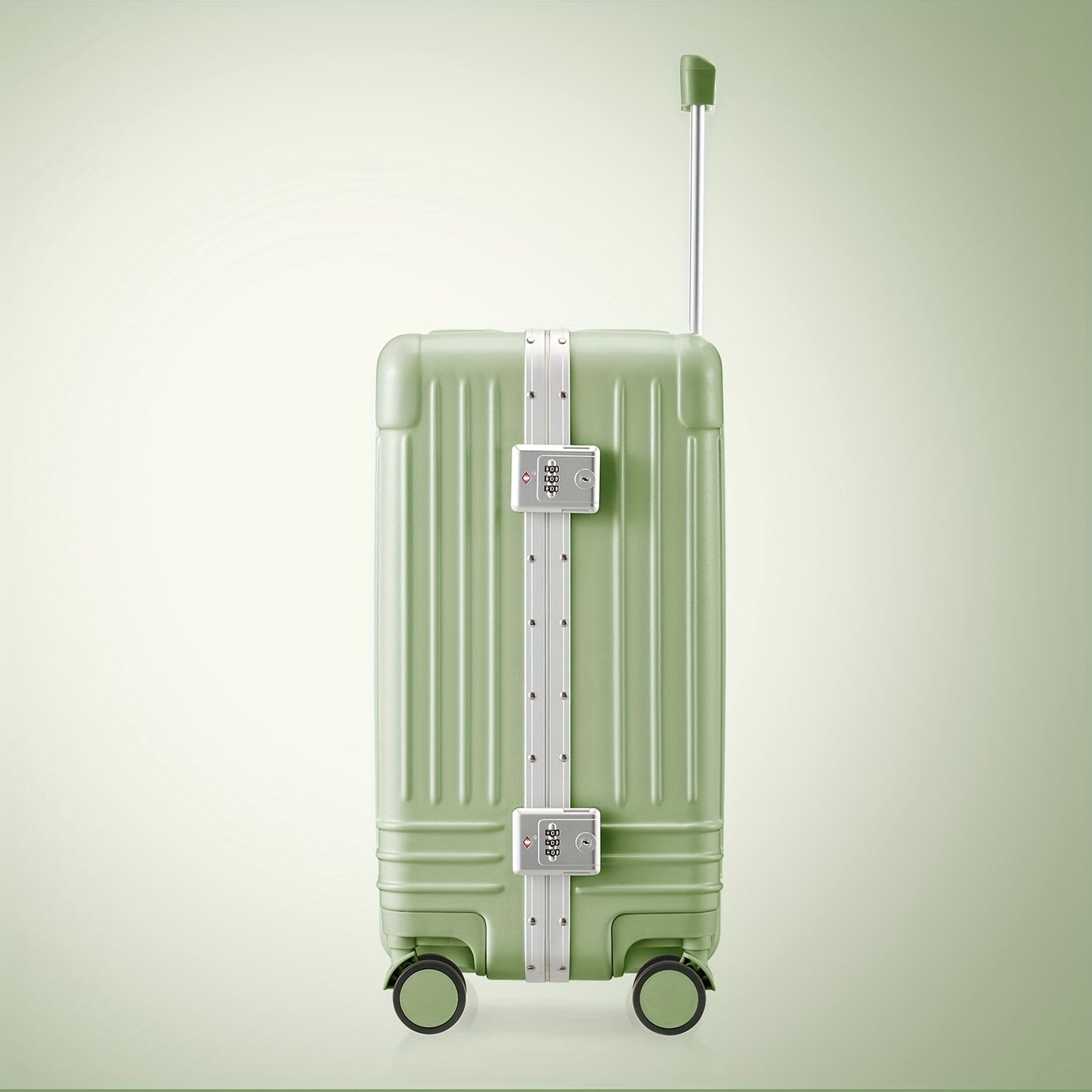Aluminum Frame Luggage, Large Capacity Luggage, Double Trolley Handle