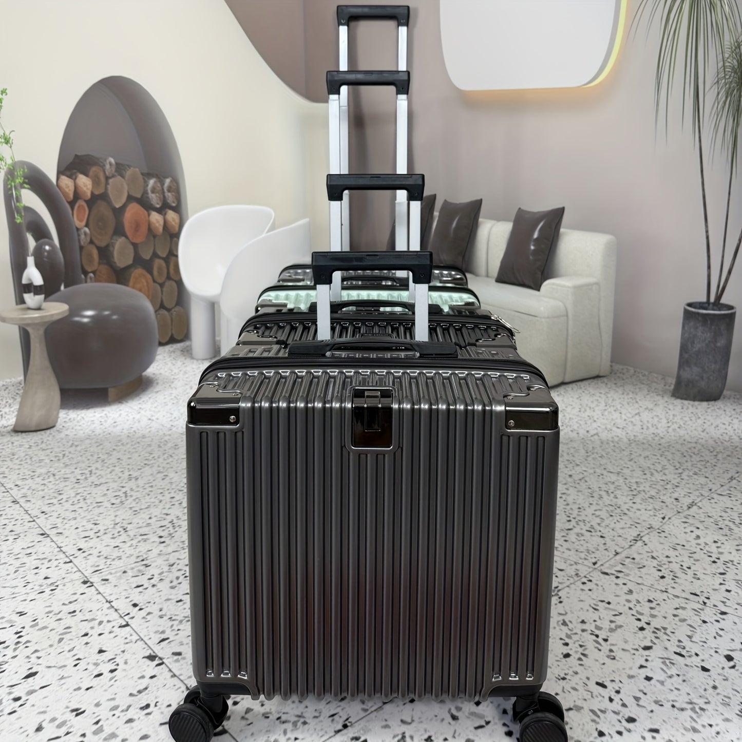 Convenient 18-Inch Fashionable Multifunctional Business Travel Suitcase