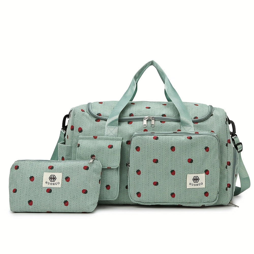 HUOHUO Women'S Large Capacity Travel Duffel Bag - Lightweight Gym