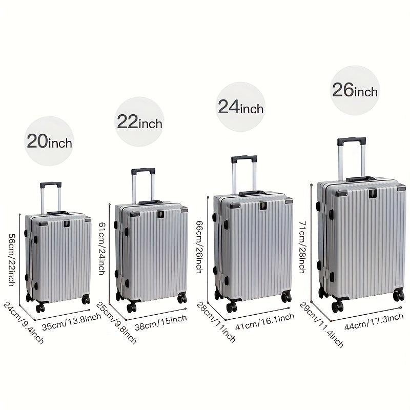 ETLB 20-24 Inch Hybrid Spinner Luggage - Lightweight