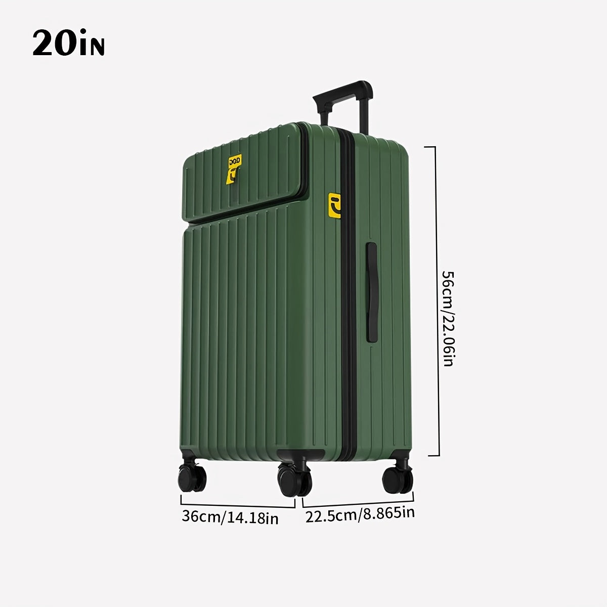 20\u002F24\u002F28 Inch PC Material Pull-on Luggage Set - Multiple Colors Available