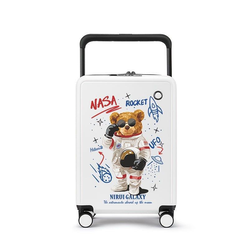 1pc Set of Wide Luggage Trolley Suitcase, Can Board It, Large Capacity Luggage