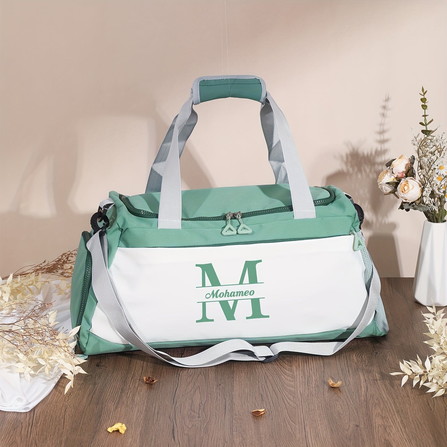 1pc Customized Personalized Luggage Bag, Travel Organizer, Dance Bag, Gym Bag, Hospital Bag