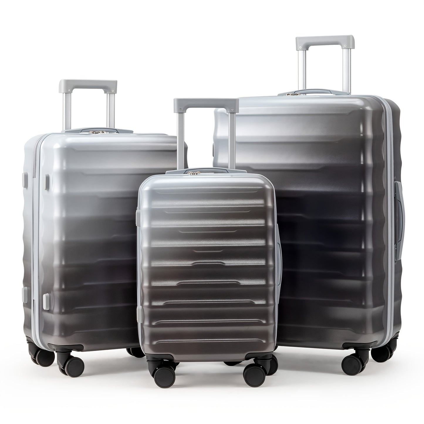 1pc Large 20\u002F24\u002F28-Inch Hardshell ABS+PC Suitcase with TSA Lock