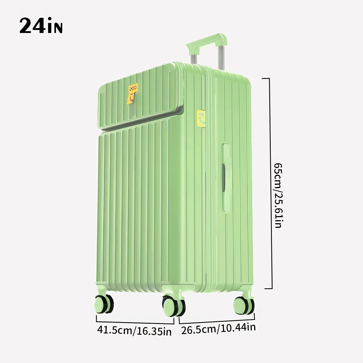 20\u002F24\u002F28 Inch PC Material Pull-on Luggage Set - Multiple Colors Available